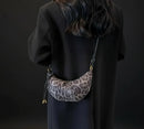 Retro high-end leopard print handbag